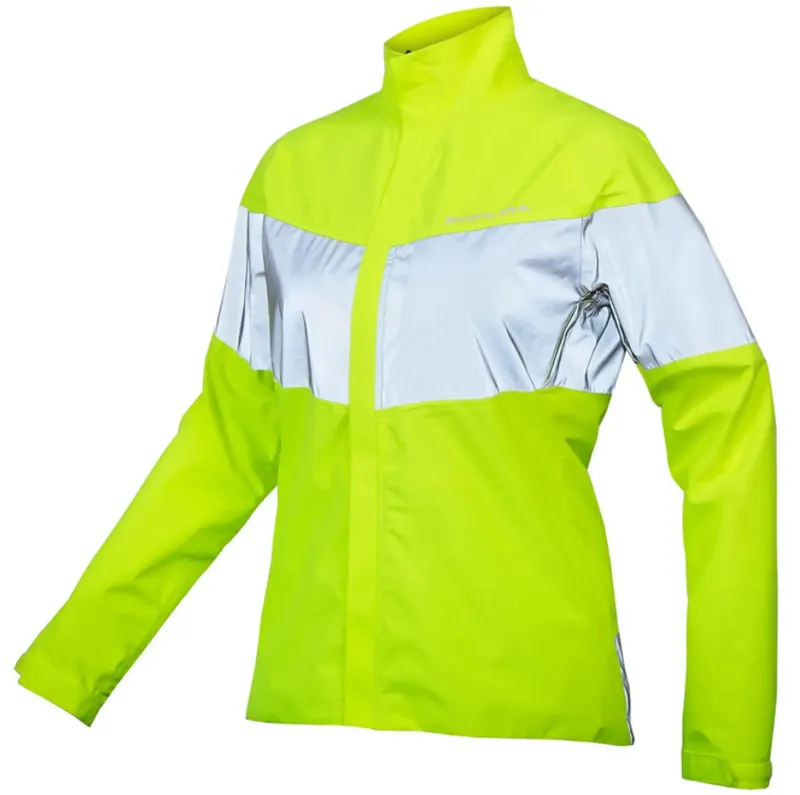 Endura Women's Urban Luminite EN1150 Waterproof Jacket Hi-Viz Yellow